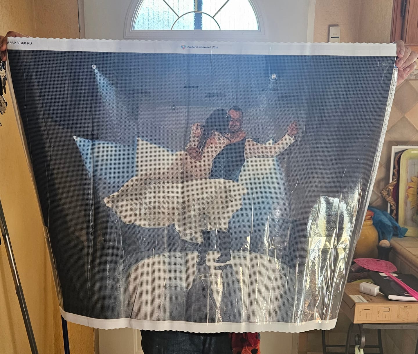 Customer photo review of Broderie Diamant Club™ Kit Personnalisé