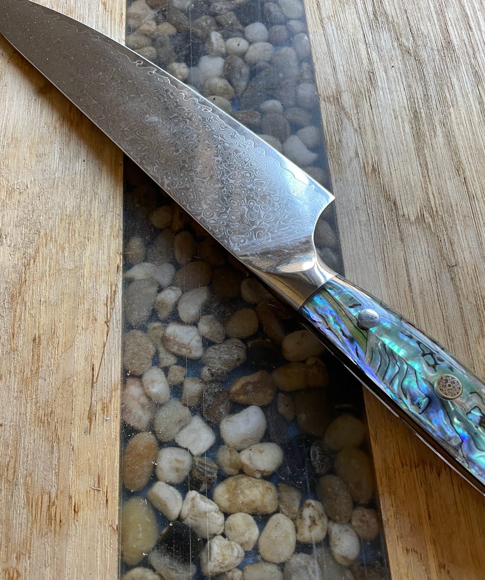 Customer photo review of Topo Handmade Chef Knife