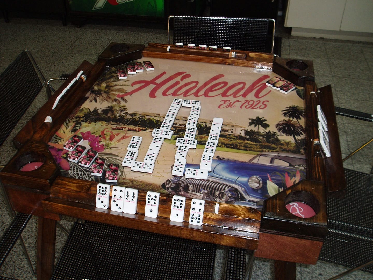 Customer photo review of (PRE-ORDER 6 WEEKS) Flamingo Dominos (DOUBLE 6/DOUBLE 9)