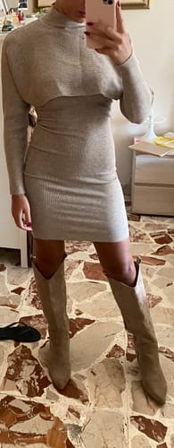 Customer photo review of Coordinato Layla ( Abito + Coprispalla) Vari colori - FR3586