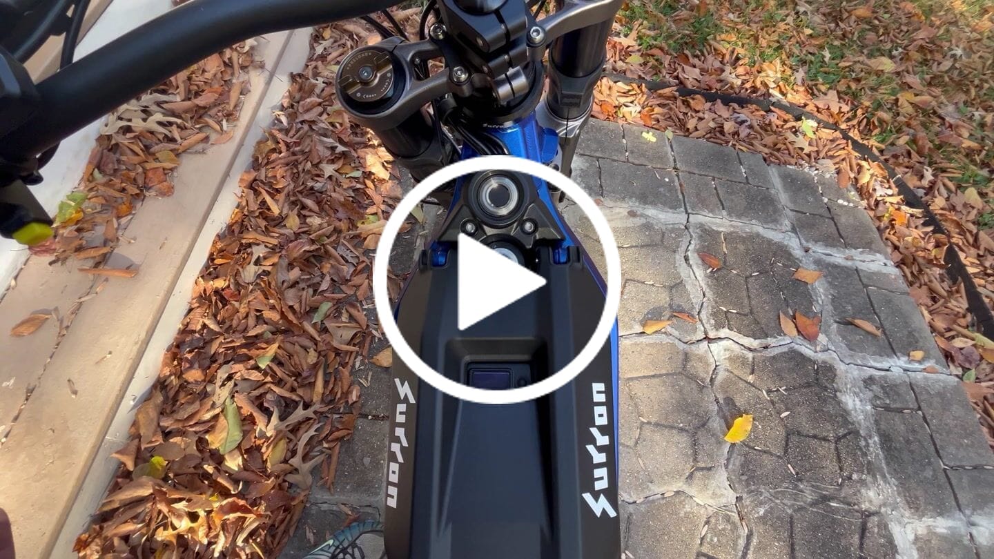 Customer video review of SurRonshop Fingerprint Ignition