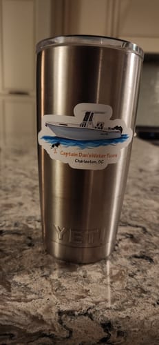 Customer photo review of Custom Boat Stickers