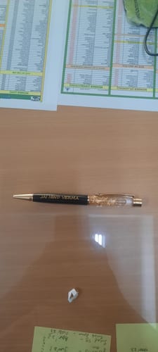 Customer photo review of Personalized Crystal Pen & Key Chain Gift Set