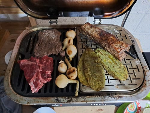 Reseña con foto de un cliente sobre Arrachera Marinada