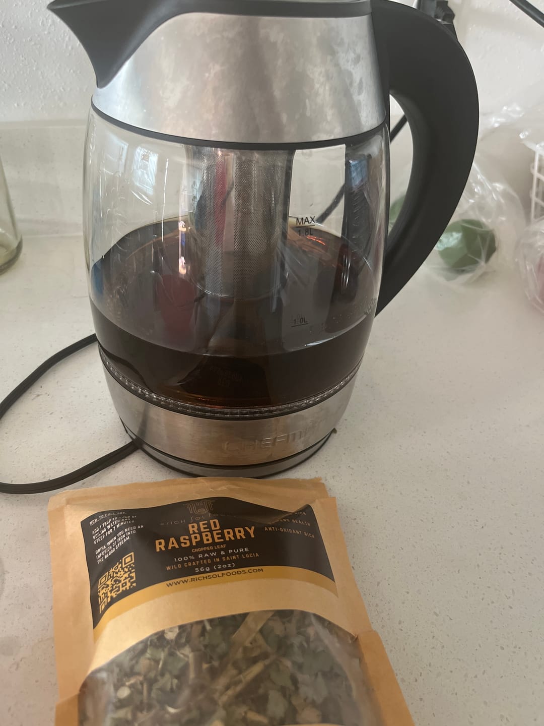 Customer photo review of Red Raspberry Leaf