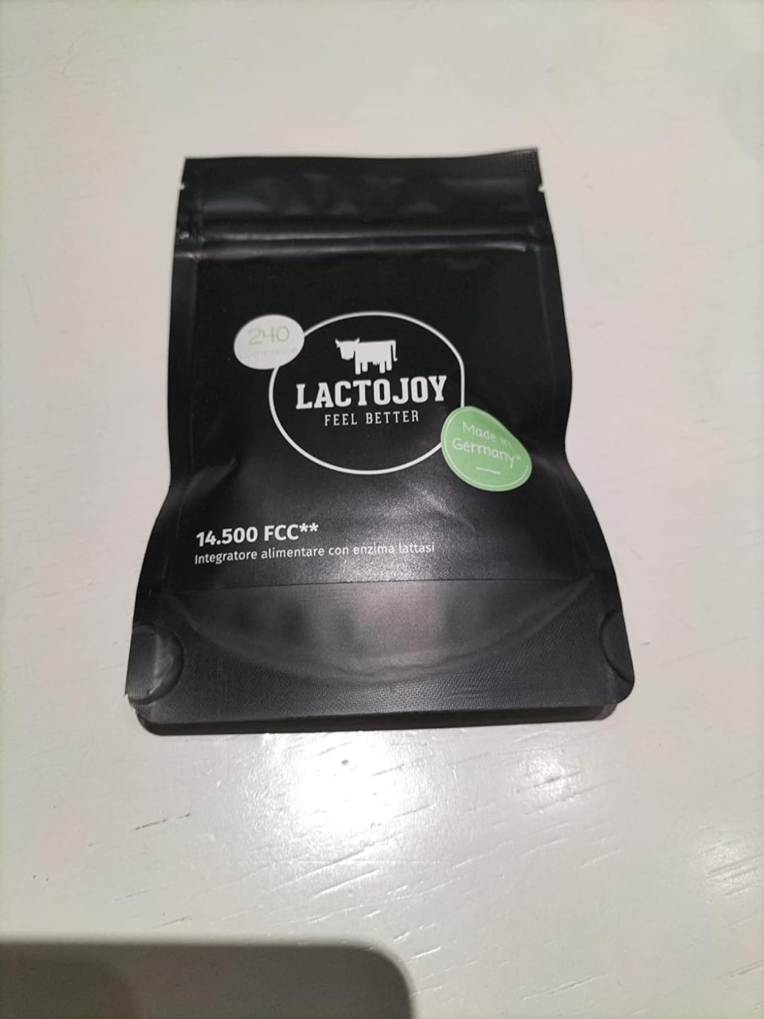 Customer photo review of LactoJoy Laktase Tabletten - 14.500 FCC - 240 Nachfüllpackung