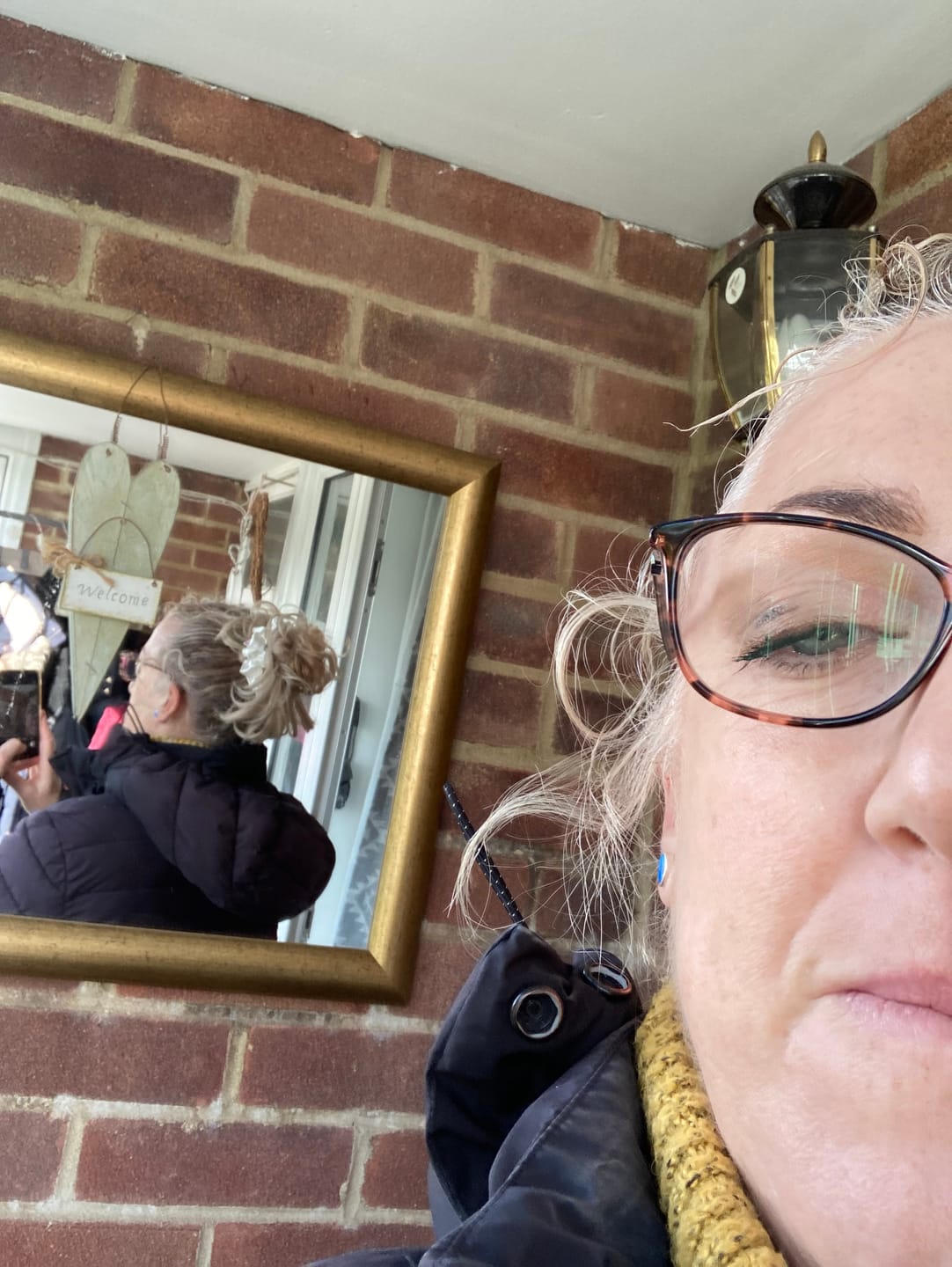 Customer photo review of Flicky Messy Scrunchie Bun