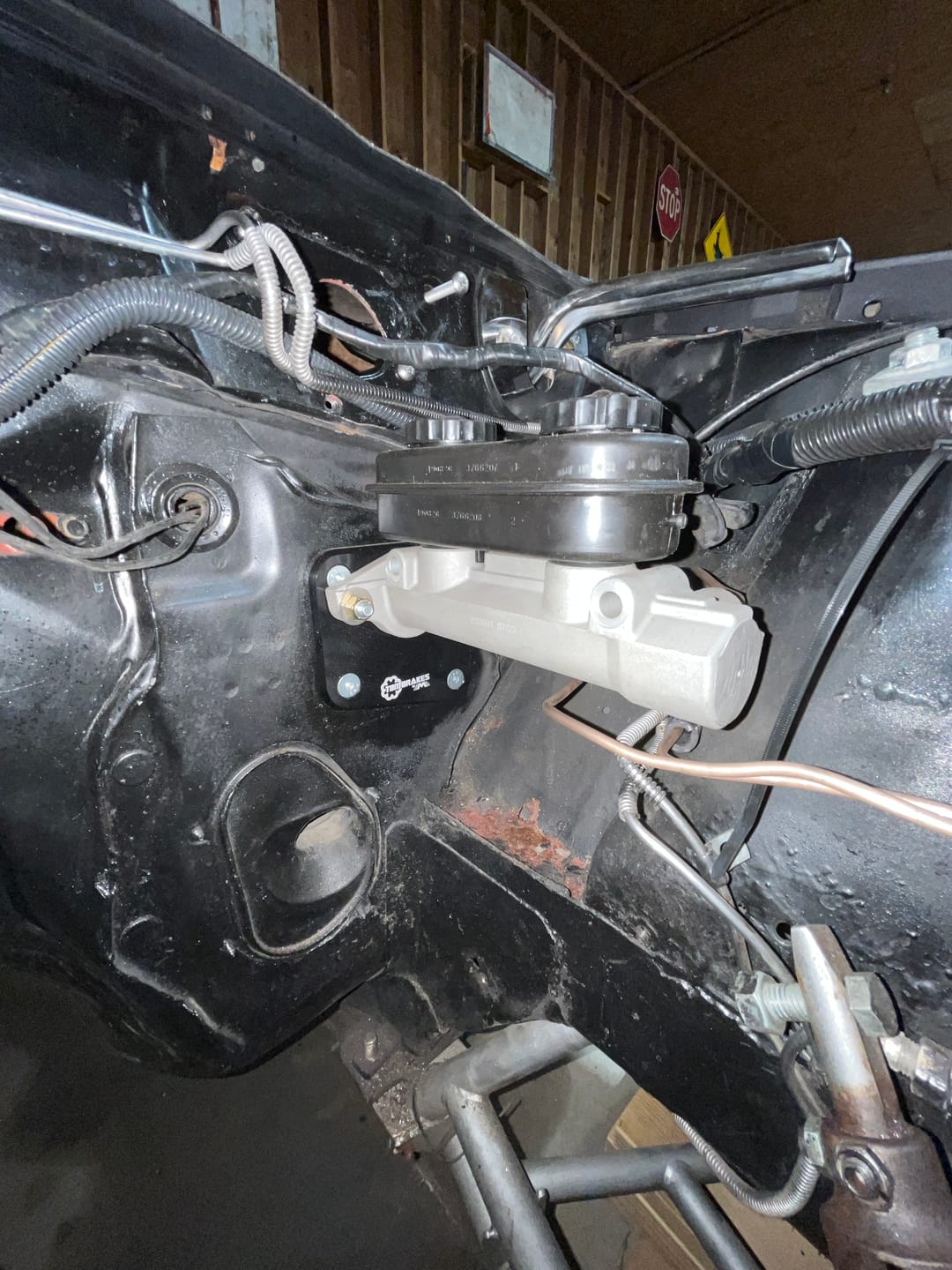 Customer photo review of Motion Raceworks 1979-93 Fox Body Billet Aluminum Manual Master Cylinder Conversion Kit 20-10010