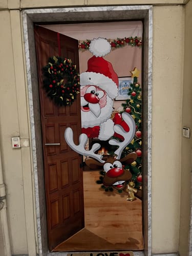 Customer photo review of Incubo prima delle decorazioni per esterni di Natale