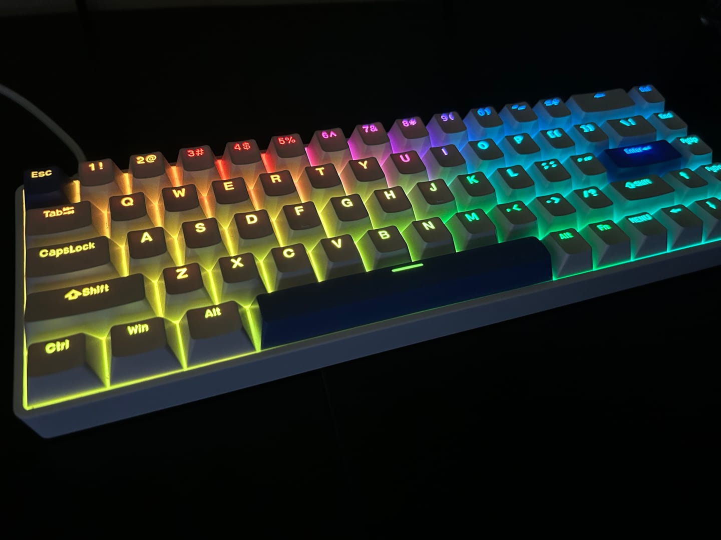 Customer photo review of DrunkDeer G65 - Wired Actuation-Distance-Adjustable Magnetic Switch Gaming Keyboard