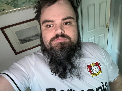 Customer photo review of Mens Mystery Football Shirt