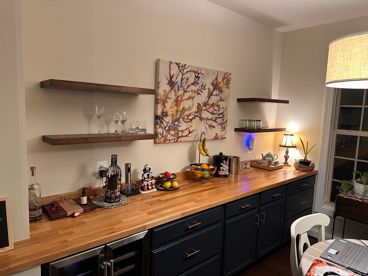 Customer photo review of Ash Floating Shelves
