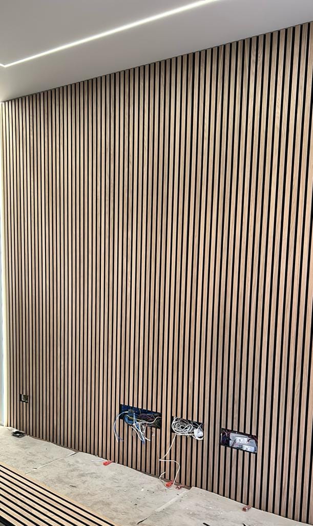 Customer photo review of Pannello acustico in legno | Rovere Chiaro