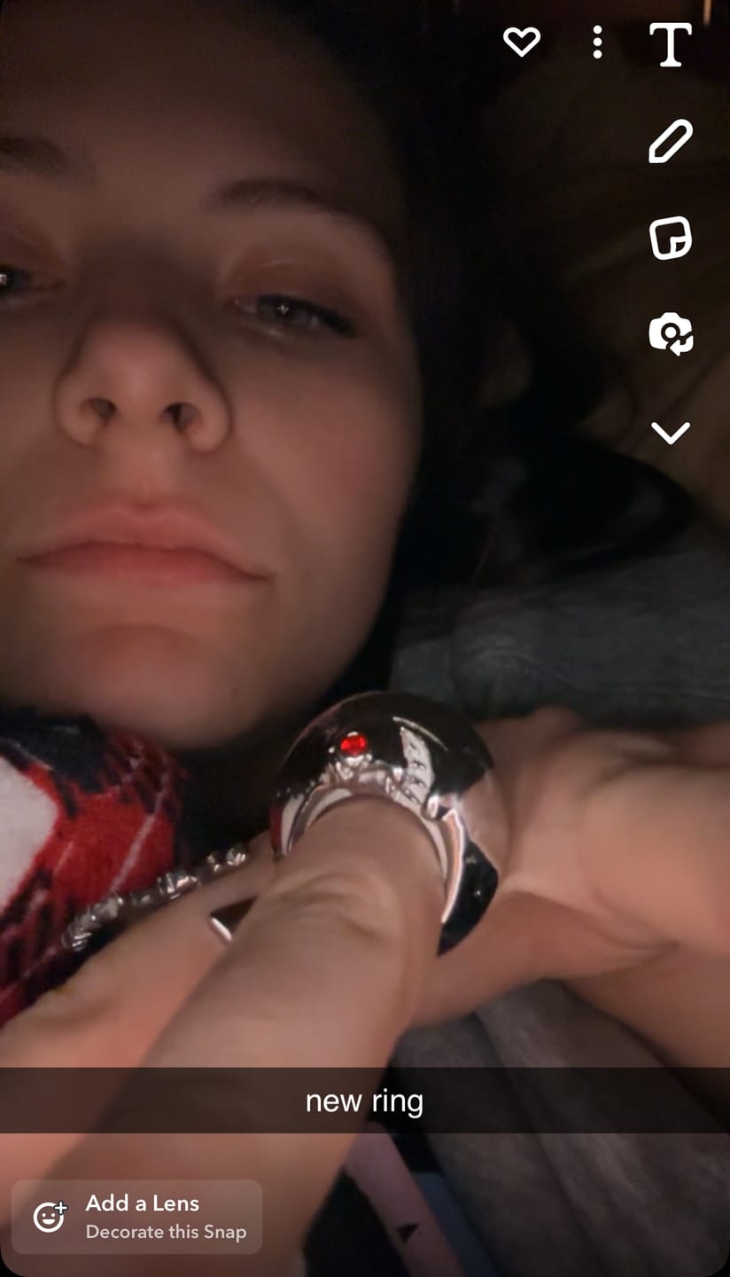 Customer photo review of XL LUNA RING