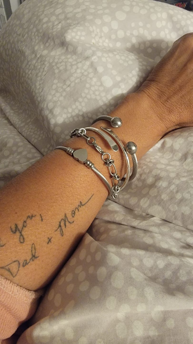 Customer photo review of Carissa Bracelet Stack