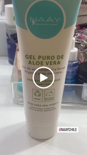 Customer video review of Gel de Aloe Vera