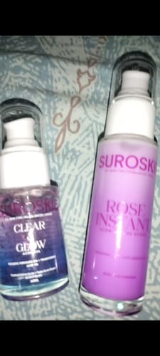 Customer photo review of Rose Instant - AHA BHA Enzyme Face Scrub