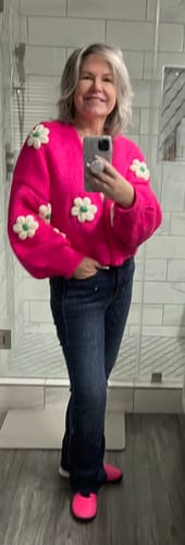Customer photo review of Scents So Good Cardigan Sweater