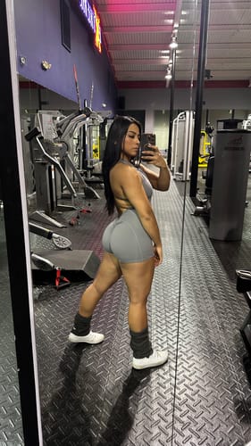 Customer photo review of Grey Zip Up Rompers