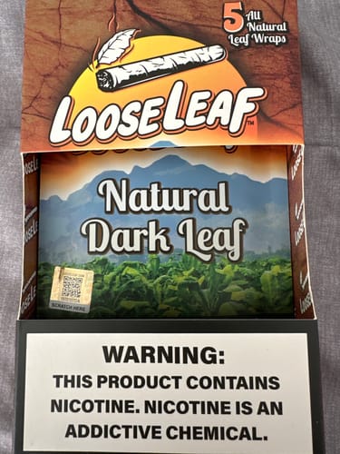 Customer photo review of Natural Dark LooseLeaf Wraps  (40 Count)