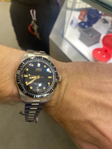 Customer photo review of Oris Sixty Five Men's 40mm Stainless Steel & Bronze Automatic Watch 733 7707 4354 MB
