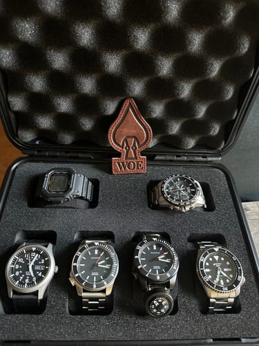 Customer photo review of 5 Watch Storage & Travel Case