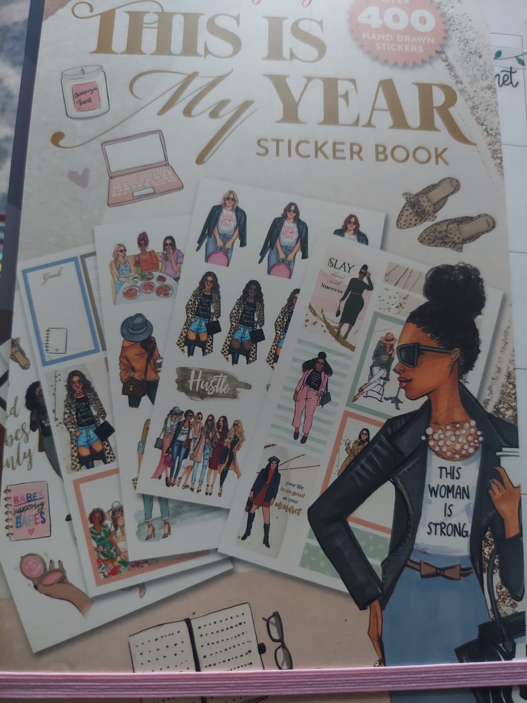 Customer photo review of This Is My Year Planner Sticker Book