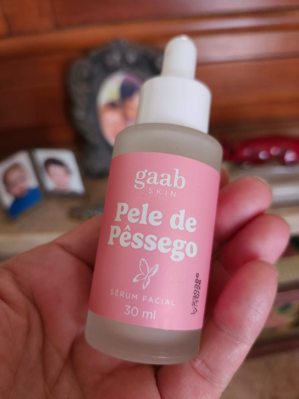 Customer photo review of Pele de Pêssego - Sérum Facial 30 ml