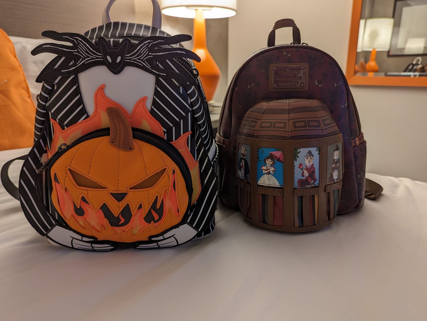 Customer photo review of Loungefly Disney Haunted Mansion Moving Portraits Mini Backpack