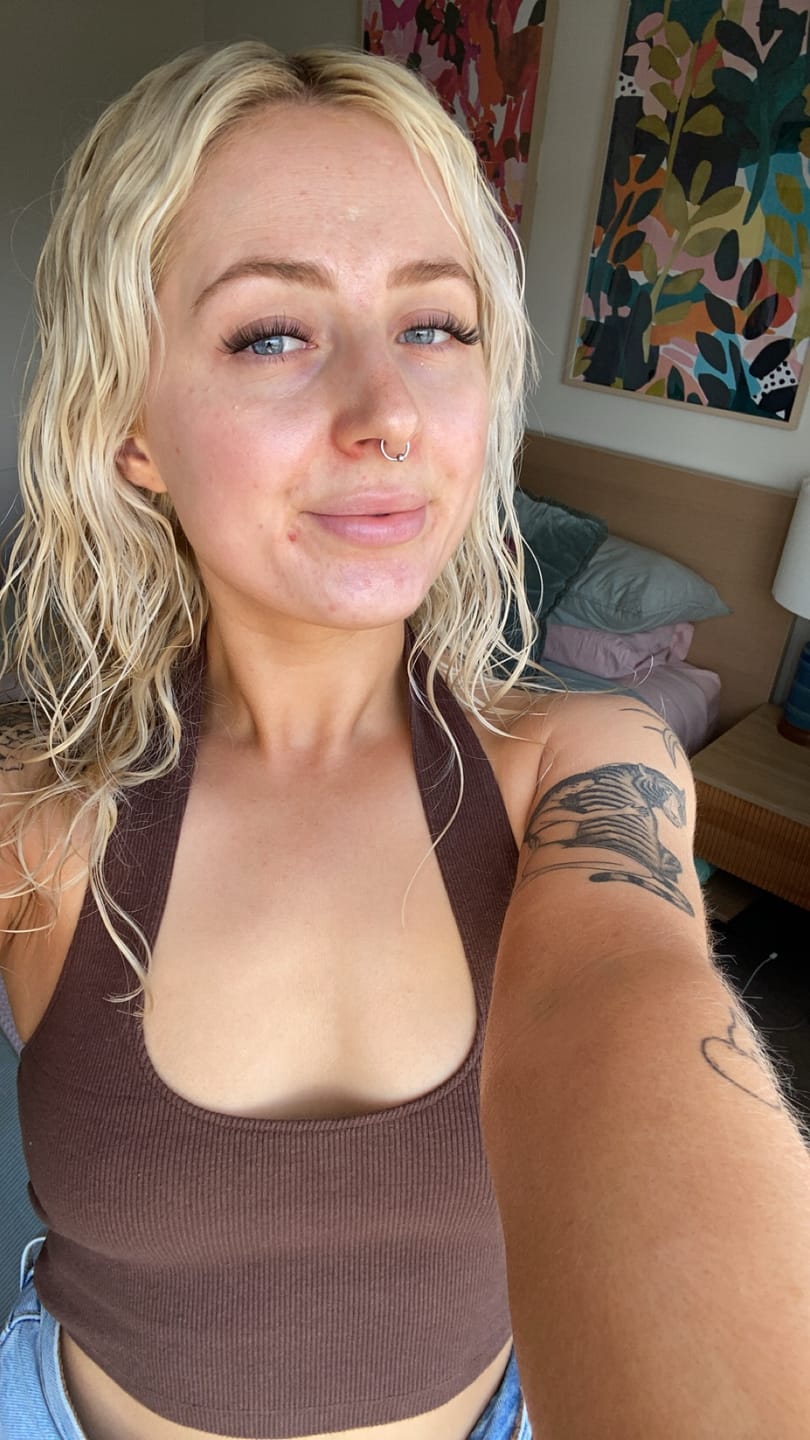 Customer photo review of Infinaluxe Gentle Lash Removal Serum (NEW)