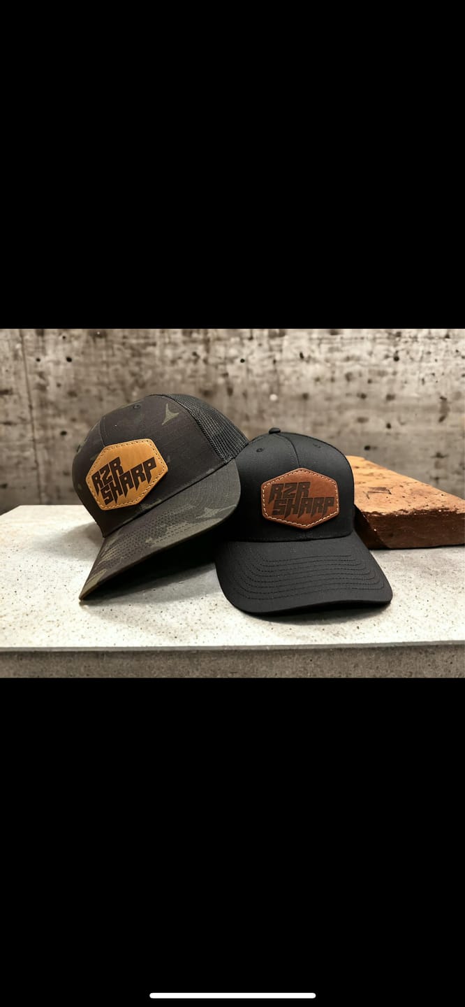 Customer photo review of Richardson 862 Camo Custom Leather Patch Hat