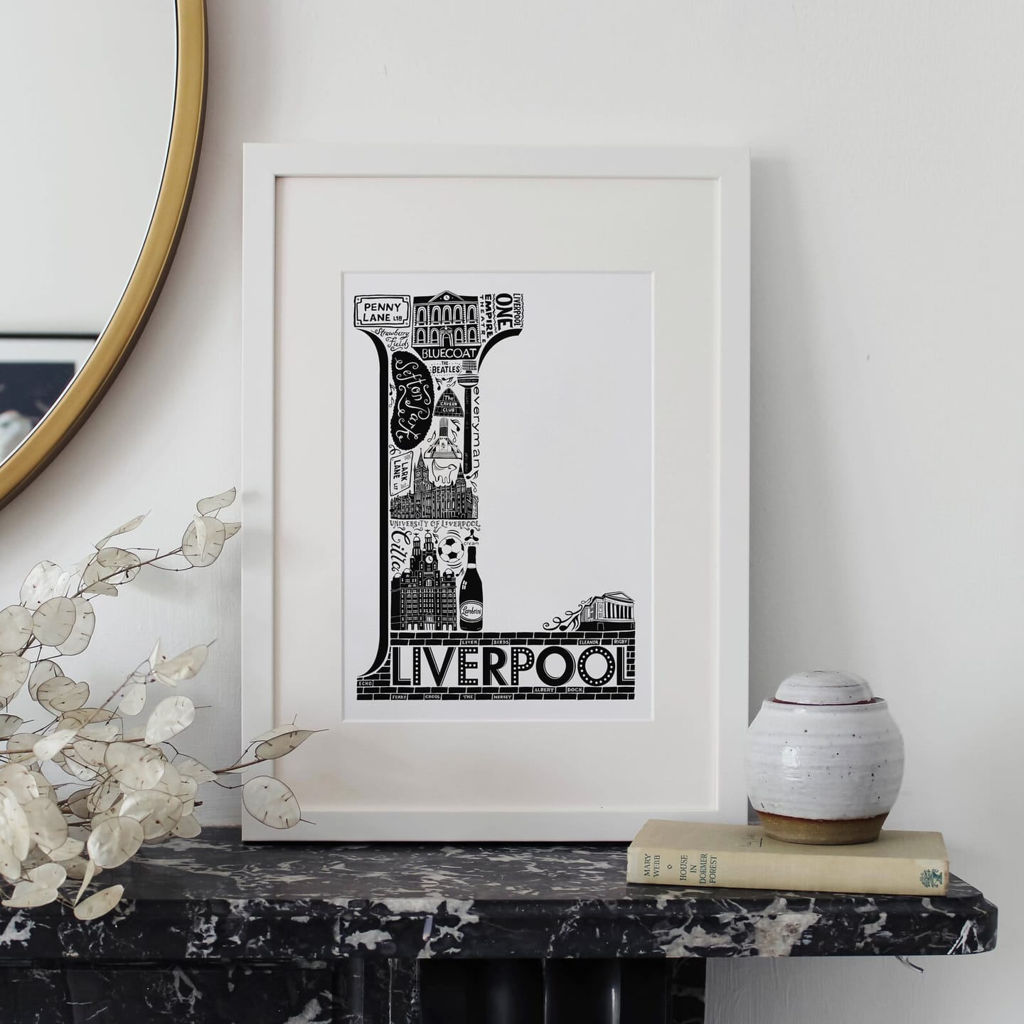 Customer photo review of Liverpool Print