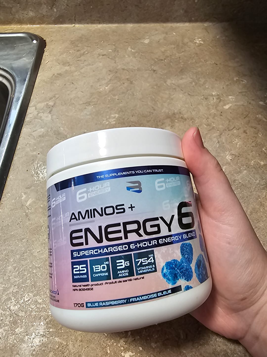 Customer photo review of Aminos + Energy6