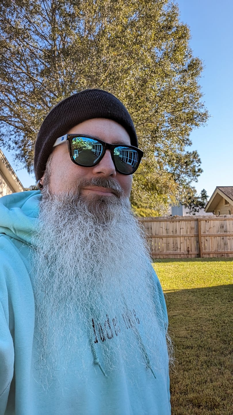 Customer photo review of dude. be nice Hoodie (Mint & Chip Collection)