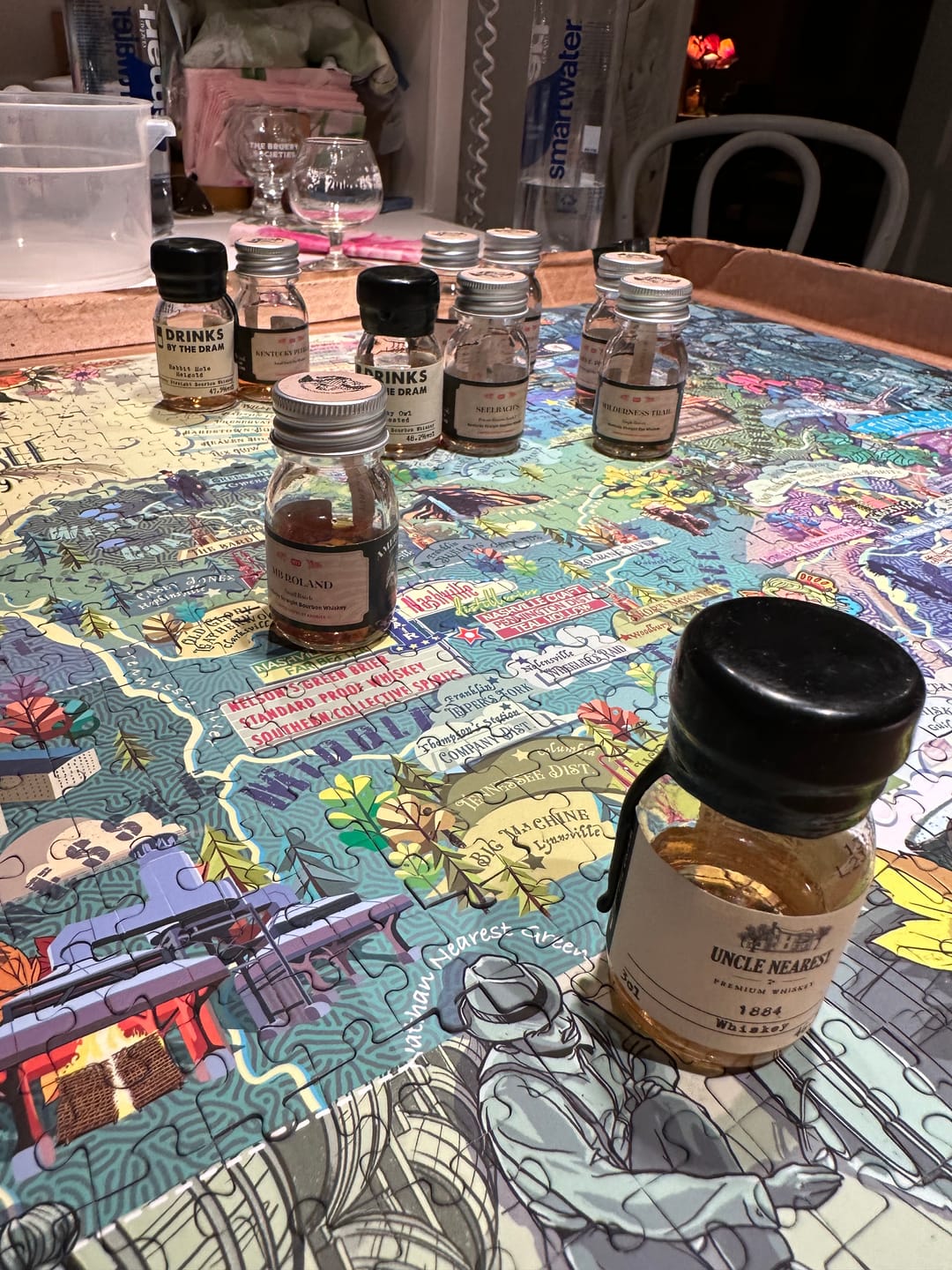 Customer photo review of Whiskey Puzzle - Kentucky & Tennessee