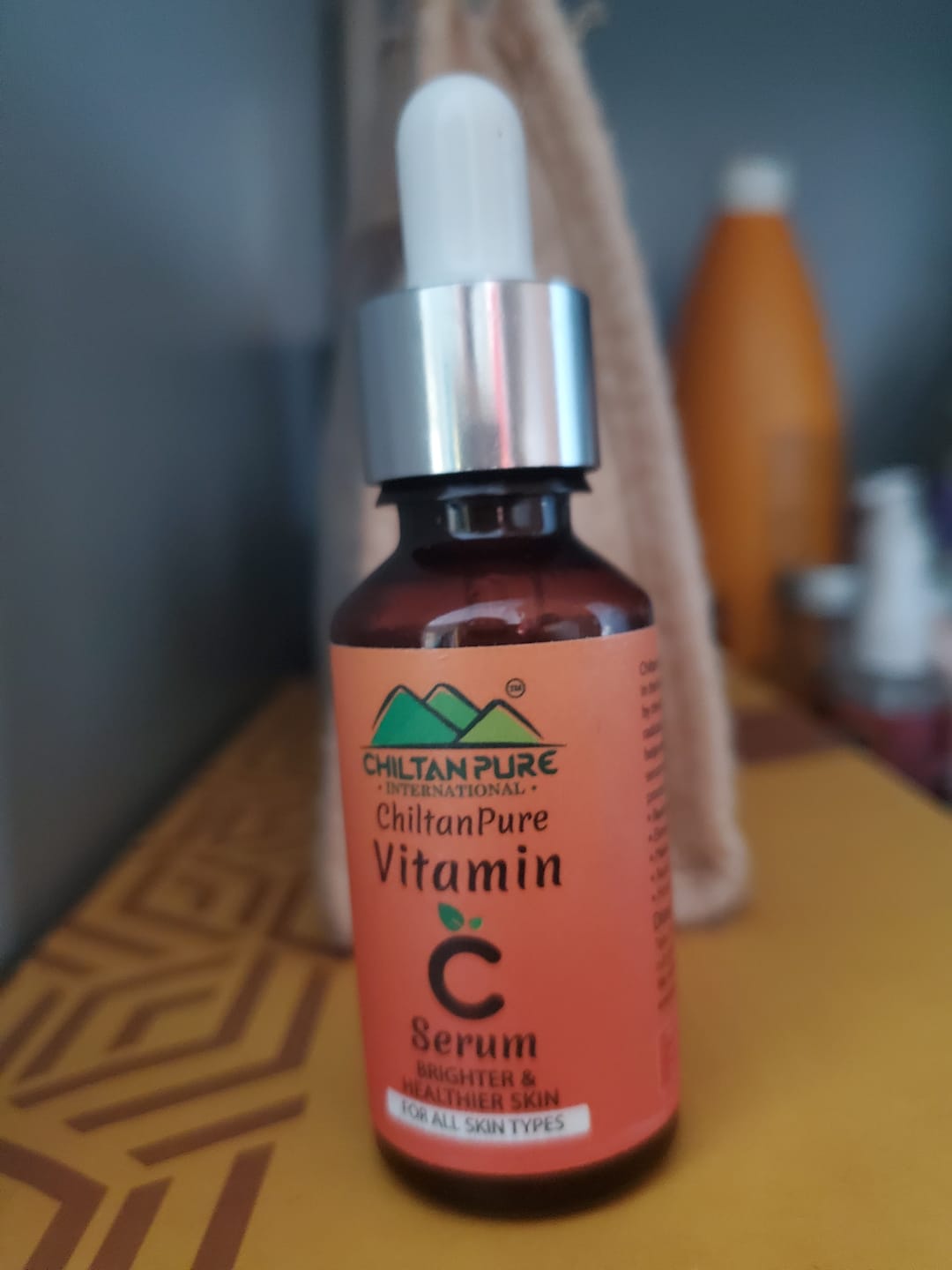Customer photo review of Vitamin C Serum 🍊 for Face -Best for Reducing Wrinkles, lines & Dark Circles also Promotes Shiny and Healthier Skin