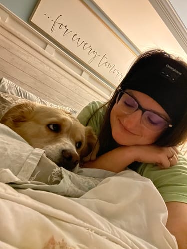 Customer photo review of CozyBand Wireless Headphones