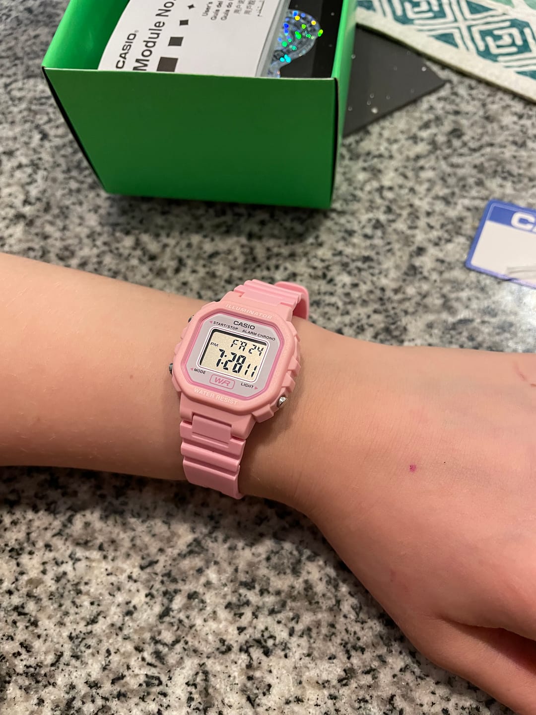 Customer photo review of Reloj Casio Vintage LA-20WH-4A1DF Rosado