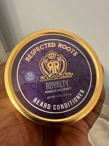 Customer photo review of Respected Roots Beard Conditioner - Royalty Scent (4 oz.)