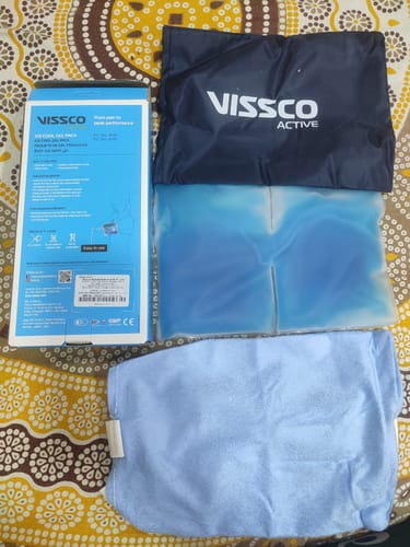 Customer photo review of Icecool Gel Pack | Re-Freezable for Instant Pain Relief & Swelling (Blue)