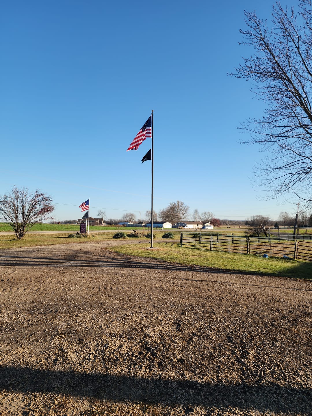 Customer photo review of 35 ft. Commercial Flagpole with External Rope Halyard Rated At 86 mph