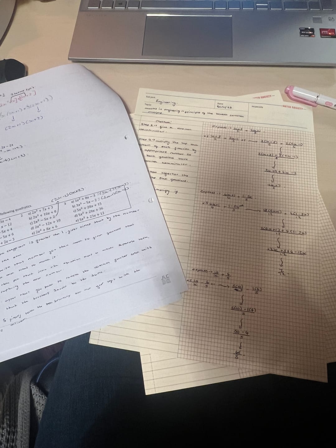 Customer photo review of Maths Notepad