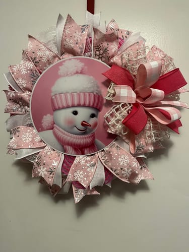 Customer photo review of 10.25"X10Yd Wide Tinsel/Pp/Foil Mesh White RY840127