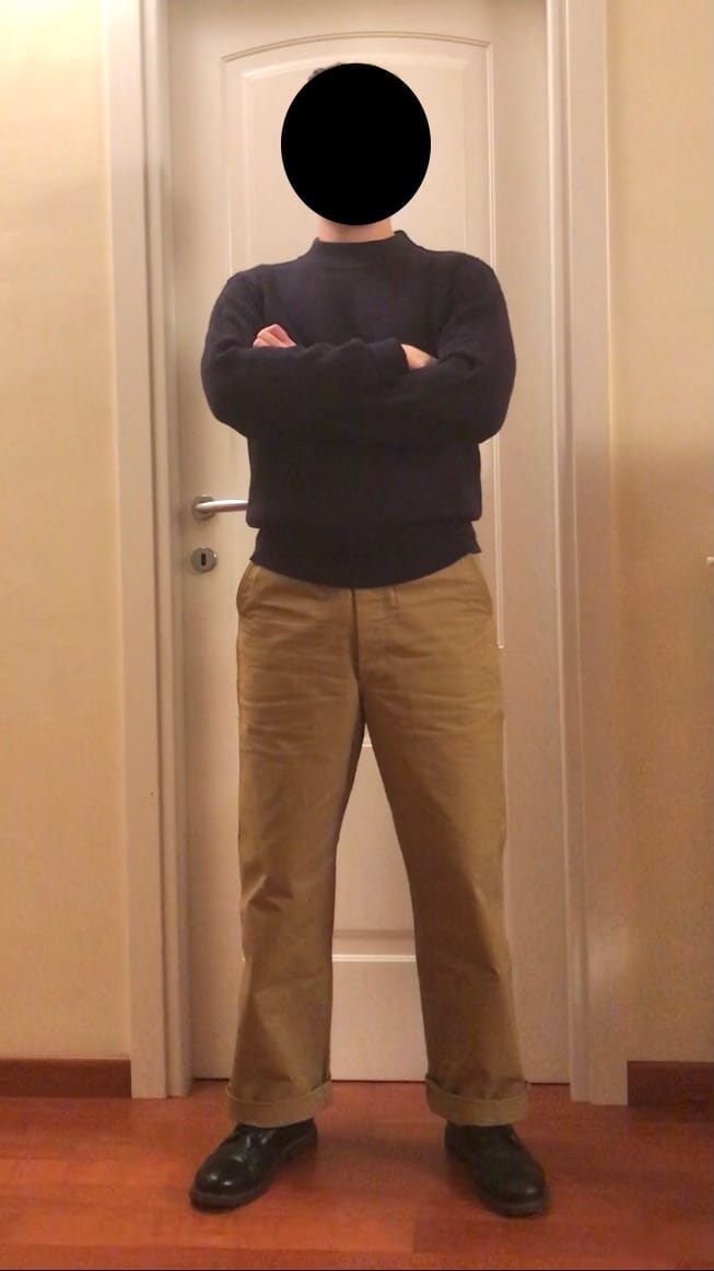 Customer photo review of 1944 USMC Officer Trousers - Khaki