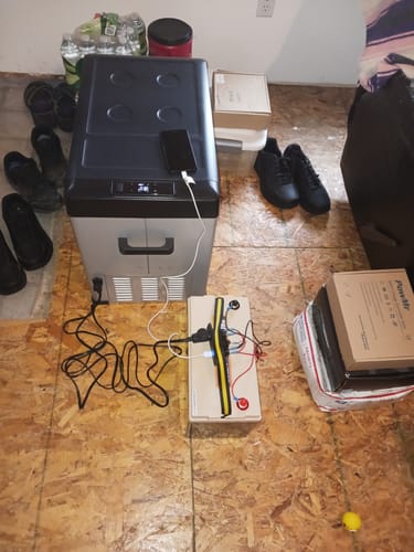 Customer photo review of ⚡[Final $179]⚡Power Queen 12V 100Ah Group 31 Deep Cycle Lithium Battery