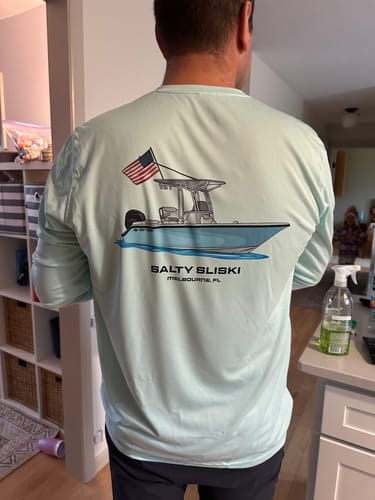 Customer photo review of Custom Digital Boat Artwork