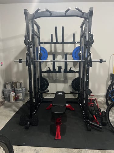 Customer photo review of Major Fitness SML07 All-In-One Home Gym Smith Machine