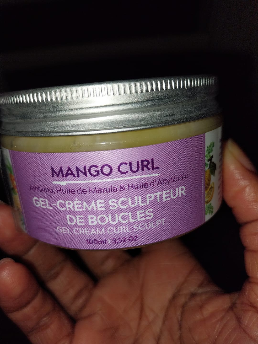 Customer photo review of Gel-Crème Sculpteur de Boucles