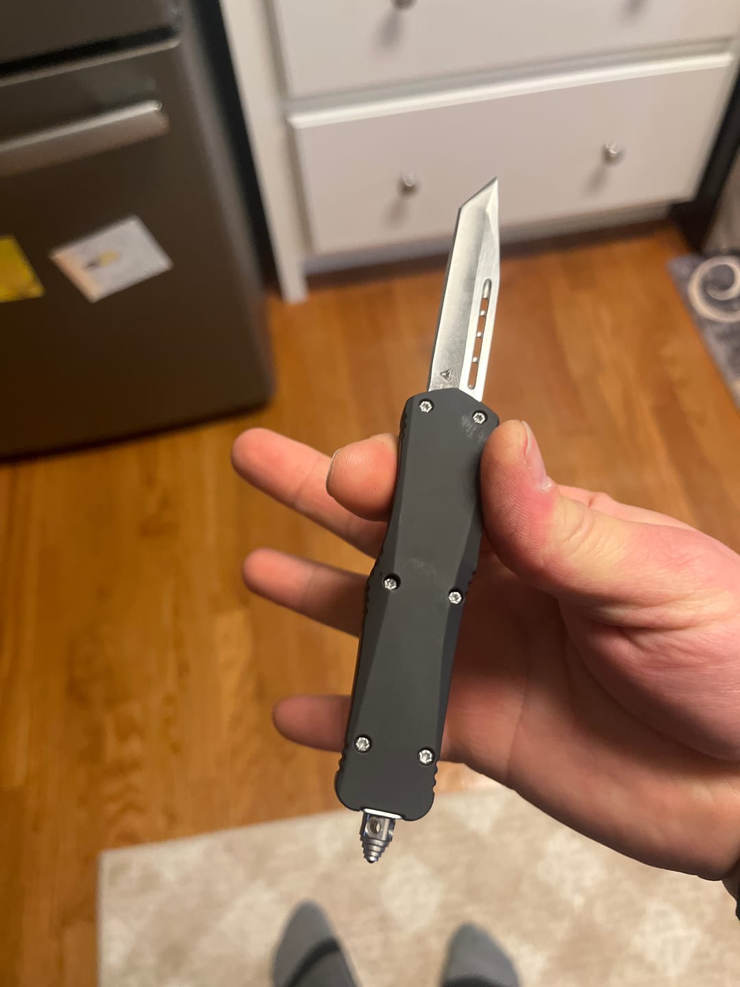 Customer photo review of Small Black Ghost D/A OTF (Multiple Blade Styles Available)