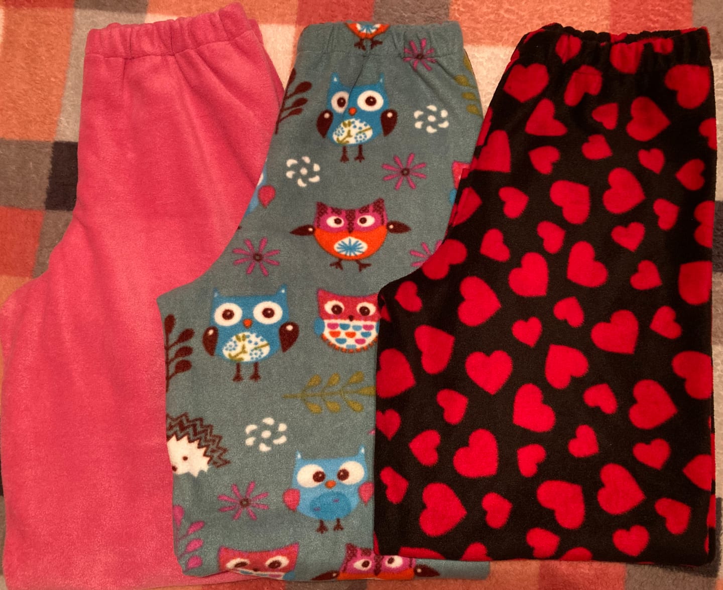 Customer photo review of All Over Hearts Anti Pill Polar Fleece Fabric